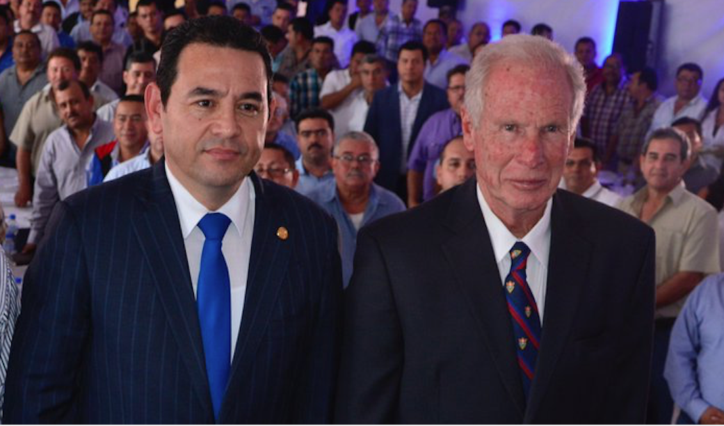 Álvaro Arzú y Jimmy Morales