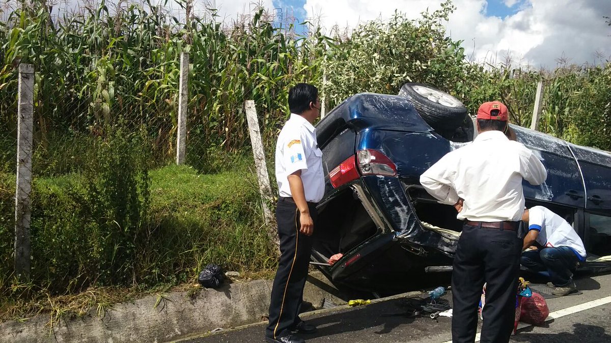 Accidente en Salcajá