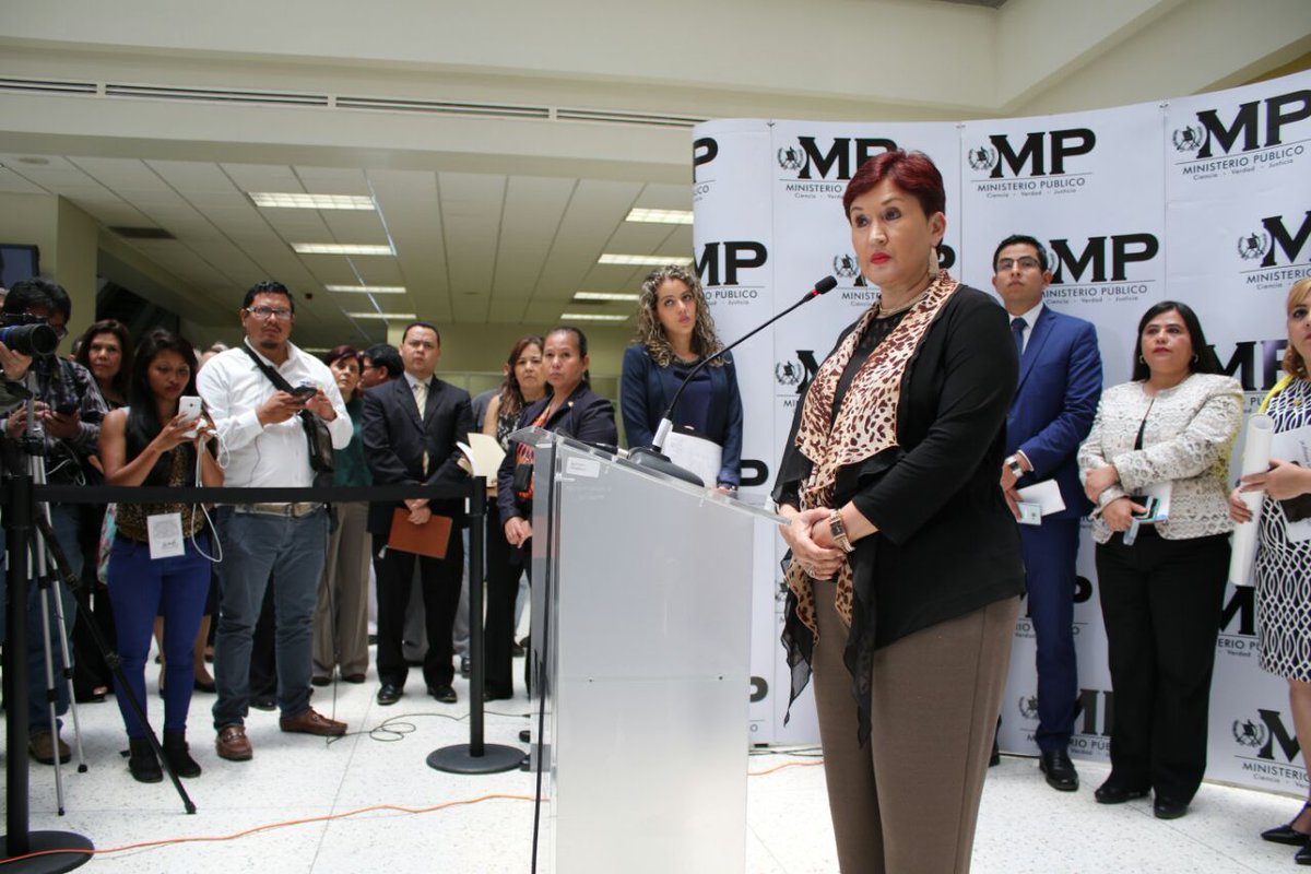 Jefa del MP, Thelma Aldana