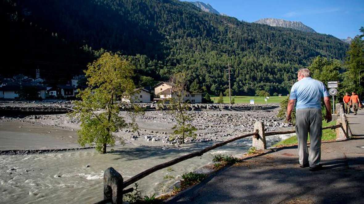 Hasta 14 desaparecidos por un alud en los Alpes suizos