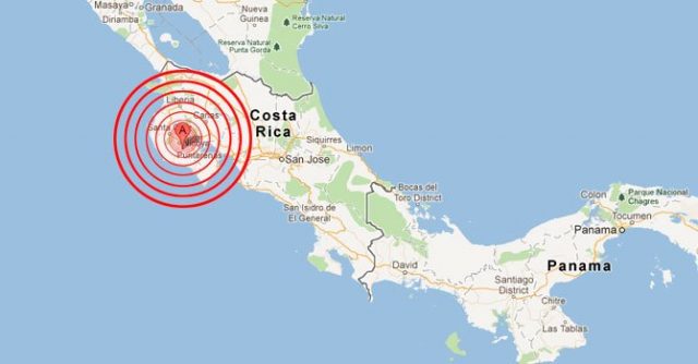 Sismo de magnitud 4,8 sacude el centro de Costa Rica