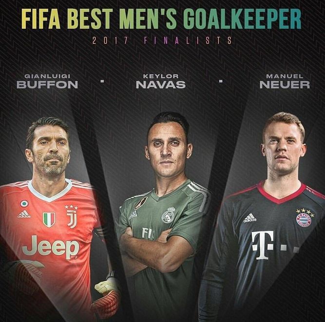 Keylor Navas aspirará a premio FIFA a mejor arquero contra Buffon y Neuer