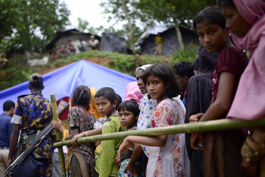 La OMS teme una epidemia de cólera en campamentos rohinyás de Bangladés