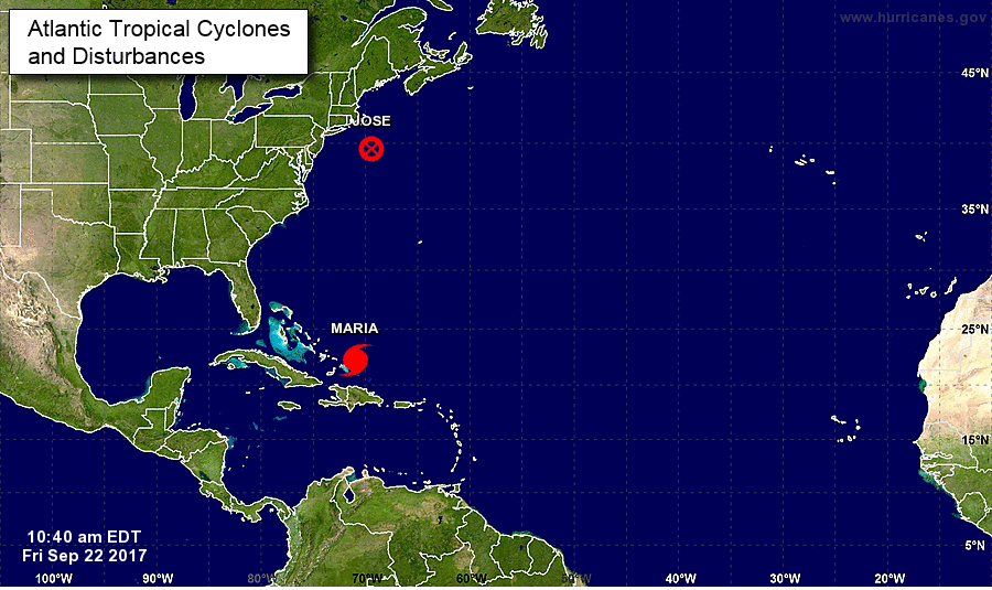 María se aleja de costas dominicanas, pero dejará lluvias durante fin de semana