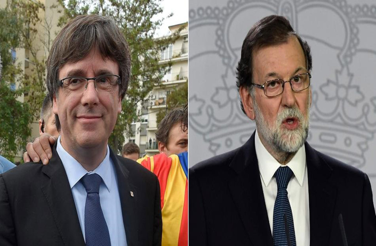 Rajoy pide a Puigdemont que aclare si declaró la independencia de Cataluña