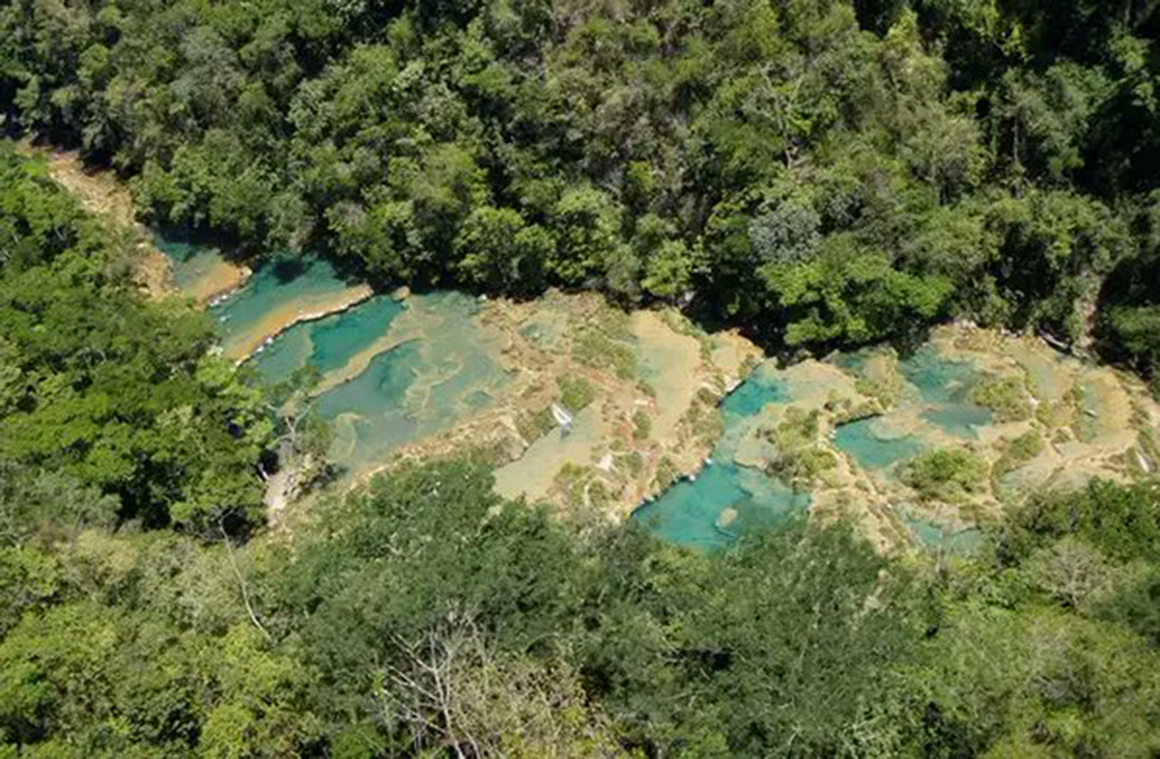 Semuc Champey sufrío daños leves por las lluvias según CONAP