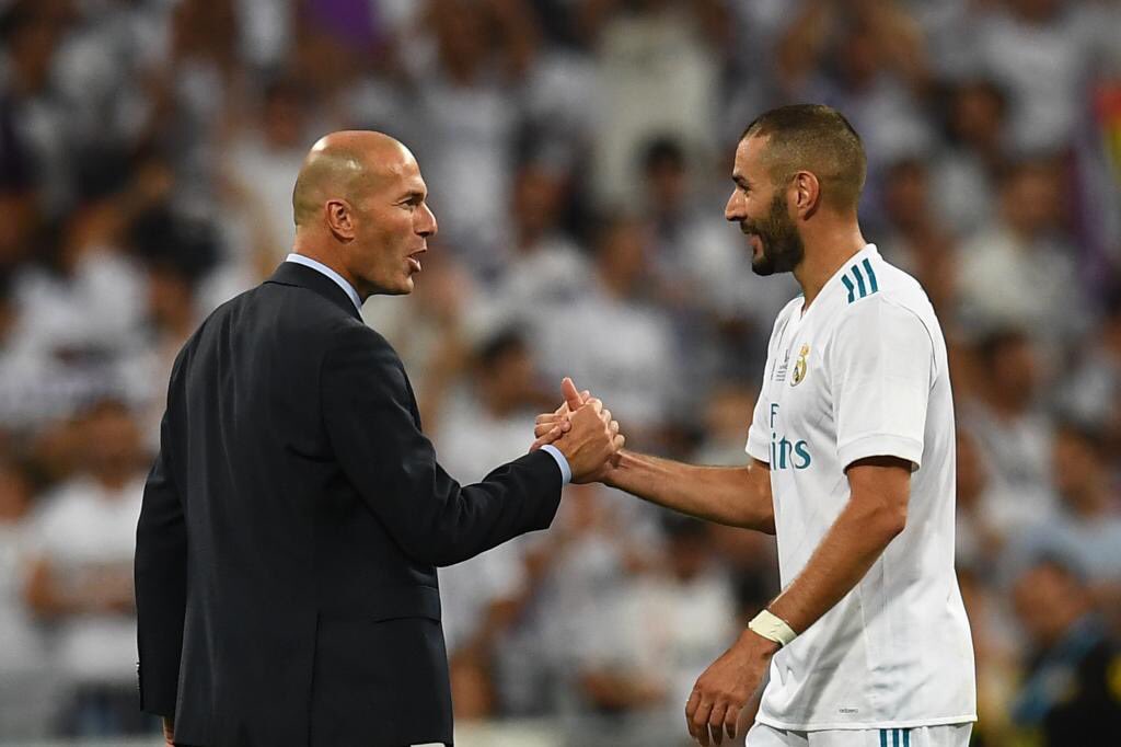 Benzema y Zidane Real Madrid Emisoras Unidas de Guatemala EU