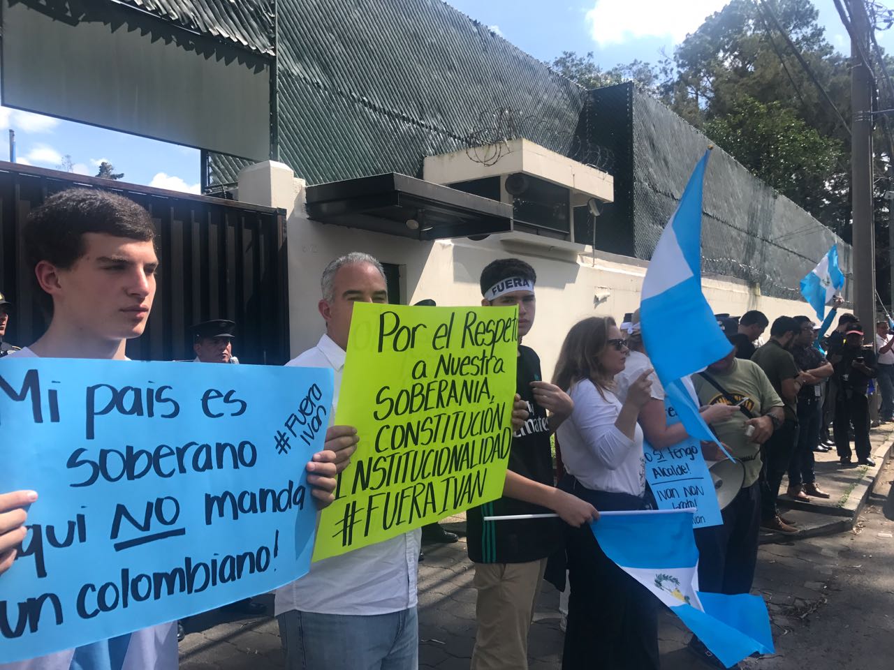 EN DIRECTO: Manifestación frente a la CICIG