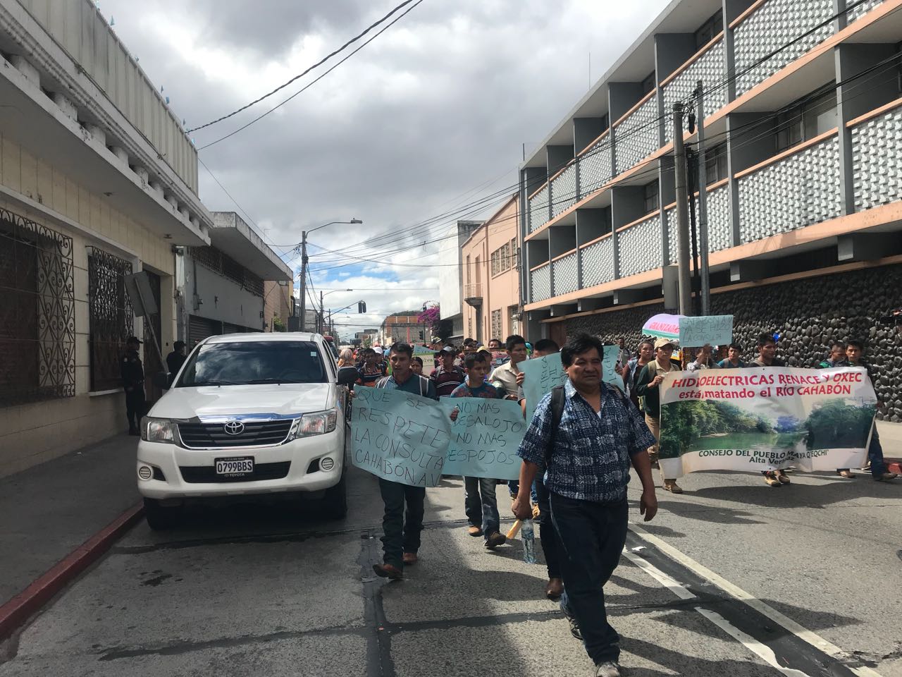 Comunitarios entregaron a la CC resultados de consulta por hidroeléctricas