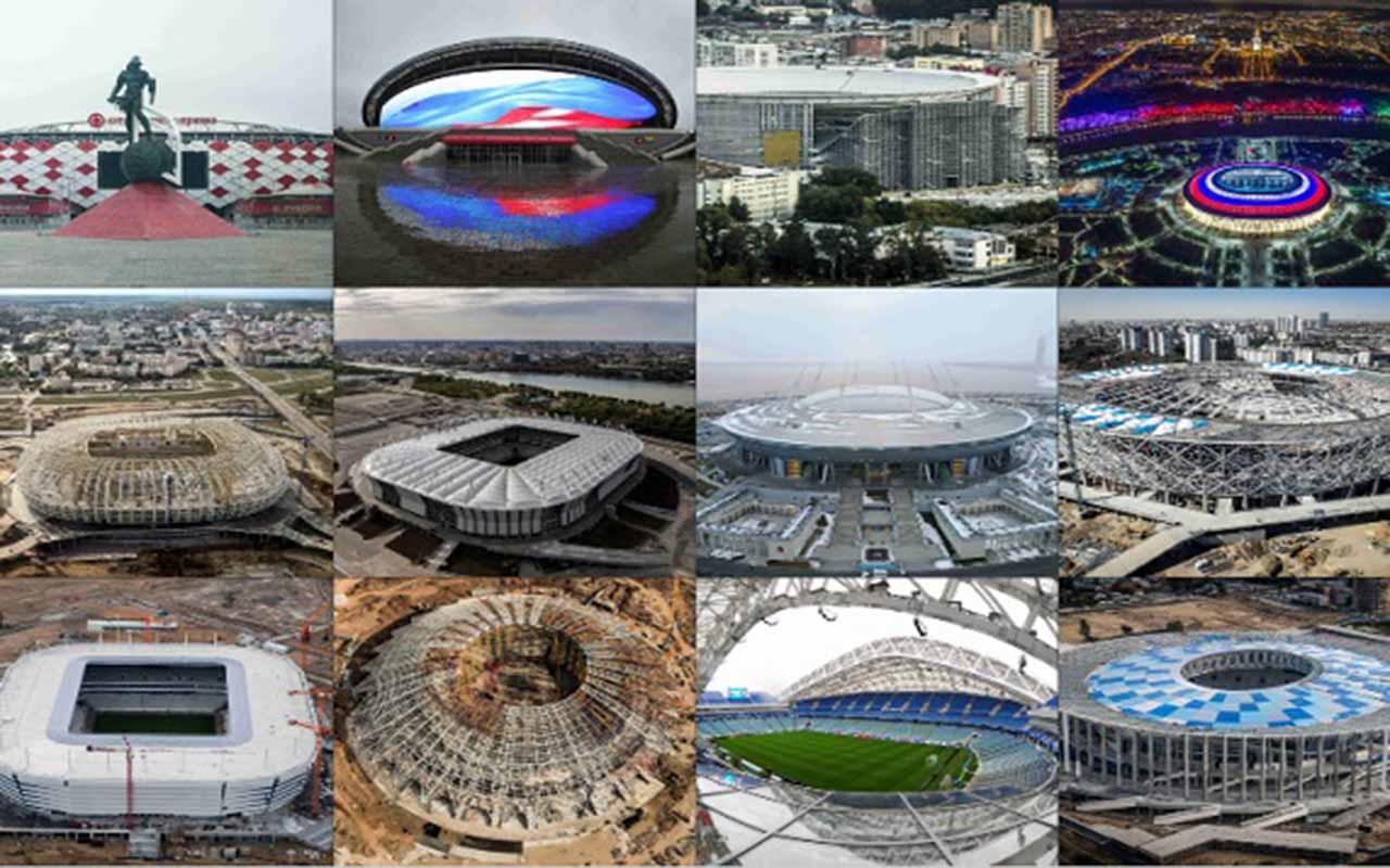 Los estadios del Mundial2018 en Rusia