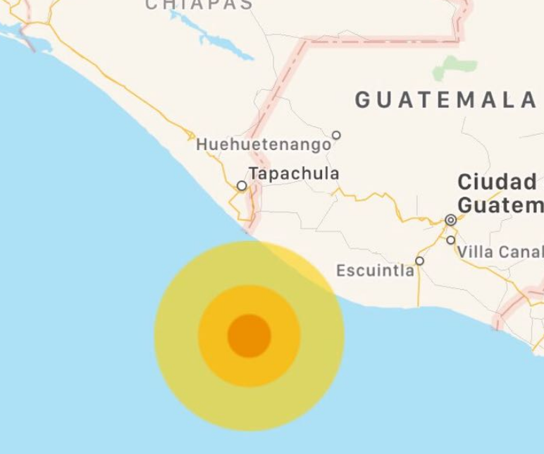 Temblor en la madrugada