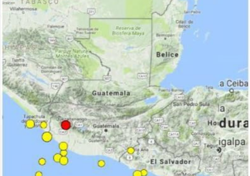 Sismo durante la madrugada