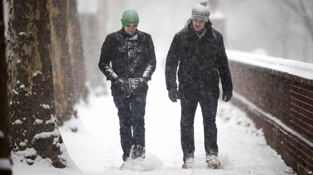 Nevadas y frío en Estados Unidos