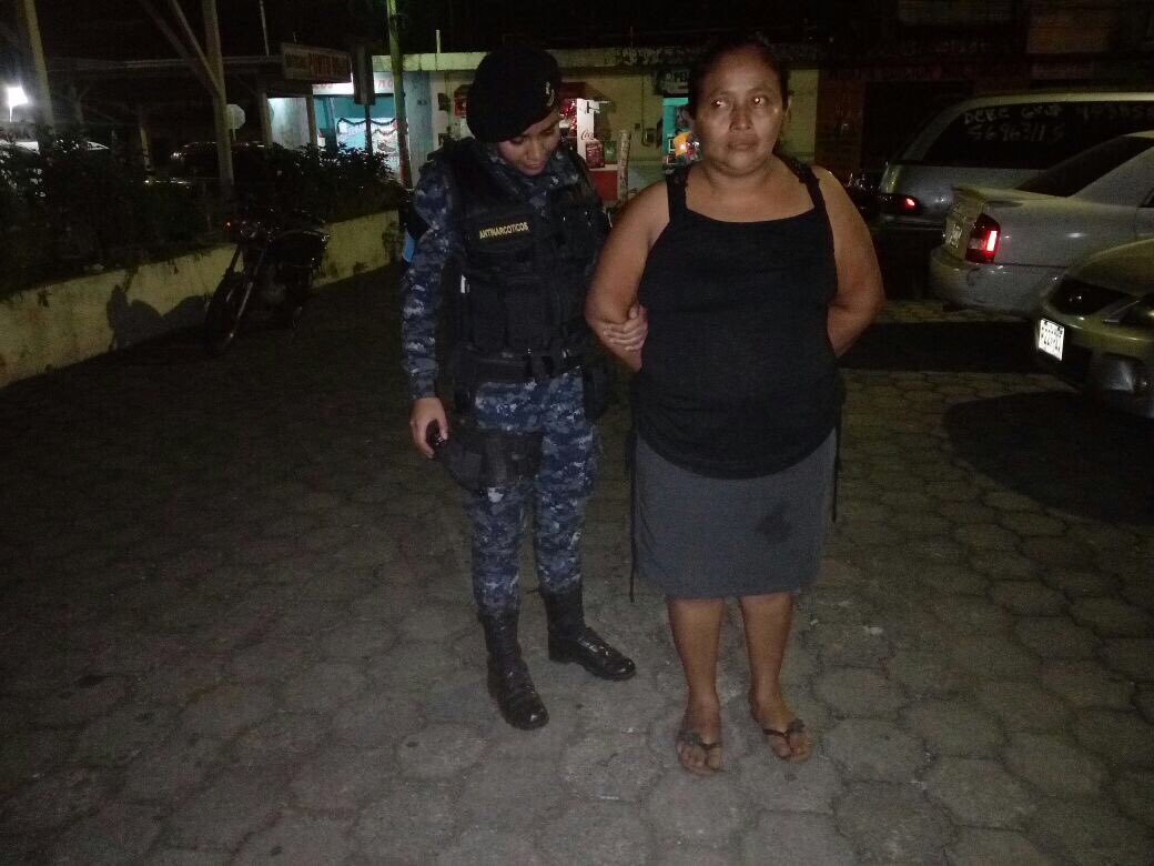 Mujer capturada en Coatepeque Emisoras Unidas EU Guatemala