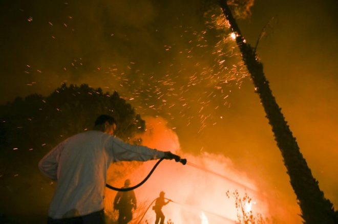 Incendio en Estados Unidos