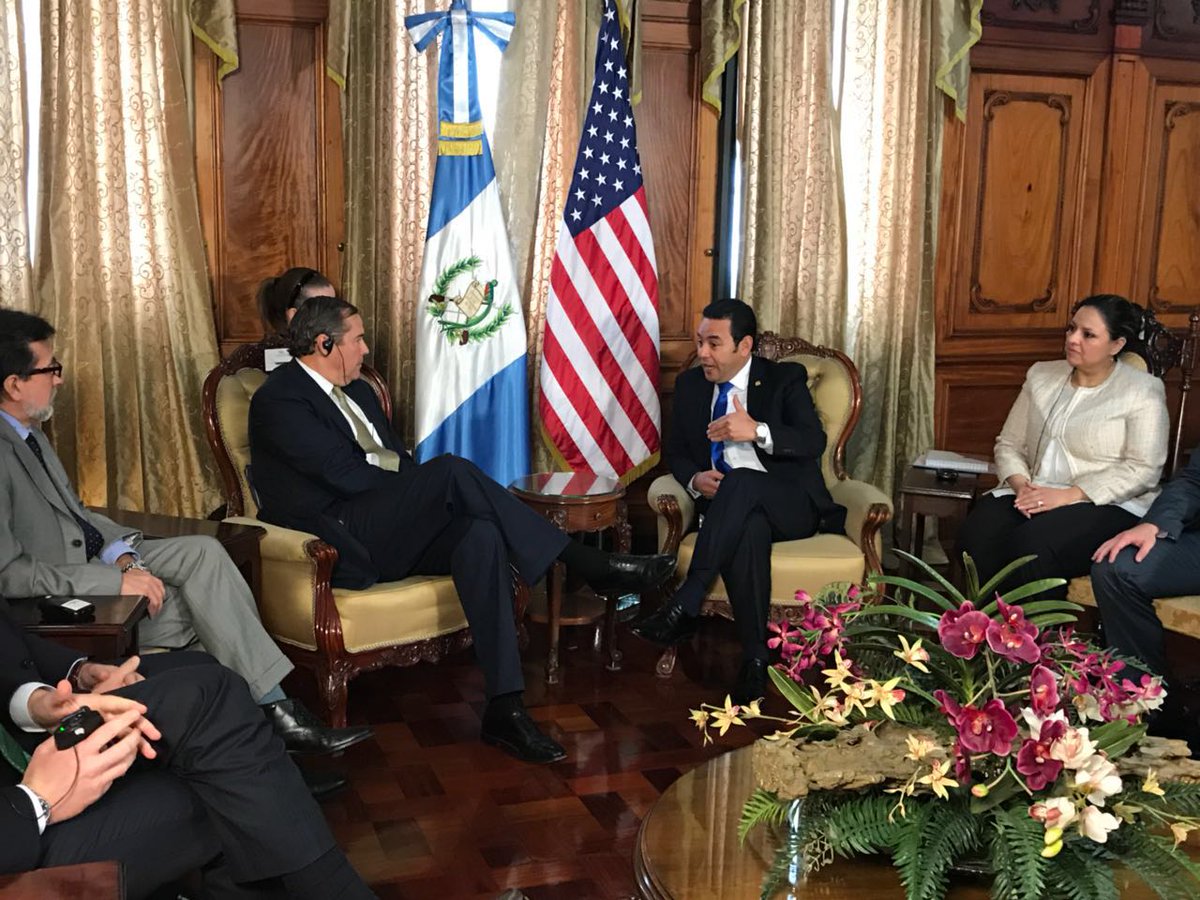 Reunión de Jimmy Morales EU Emisoras Unidas Guatemala