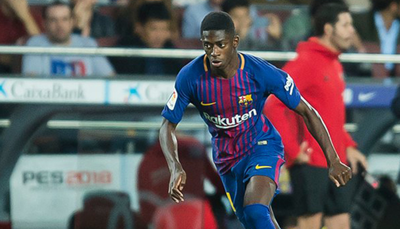 Dembélé, de nuevo lesionado, estará de baja entre "tres y cuatro semanas"