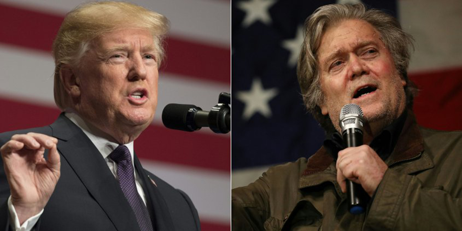 El presidente Trump afirma que su exasesor Steve Bannon "perdió la razón"