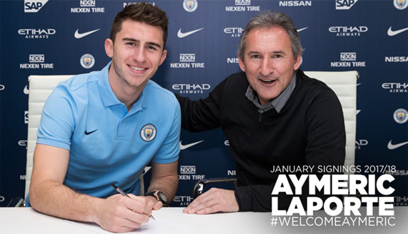 Mánchester City anuncia el fichaje del defensa Aymeric Laporte