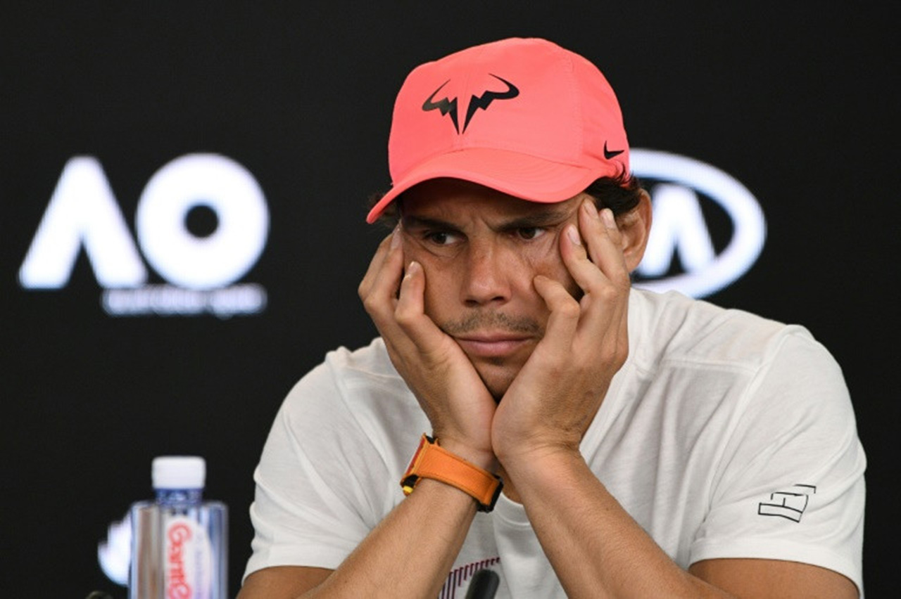 Nadal estará tres semanas ausente de las pistas por su lesión