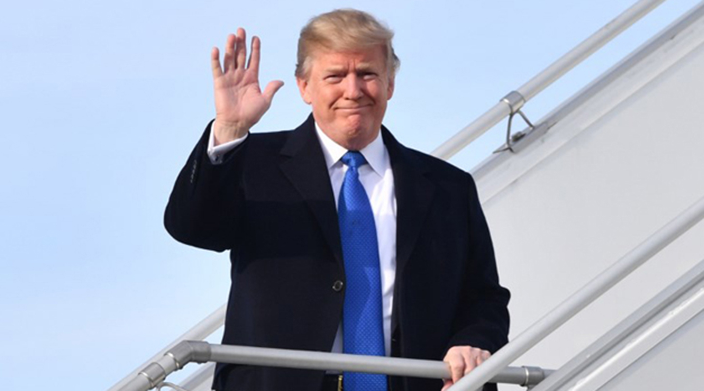 Trump llega a Davos para vender EEUU a la élite mundial