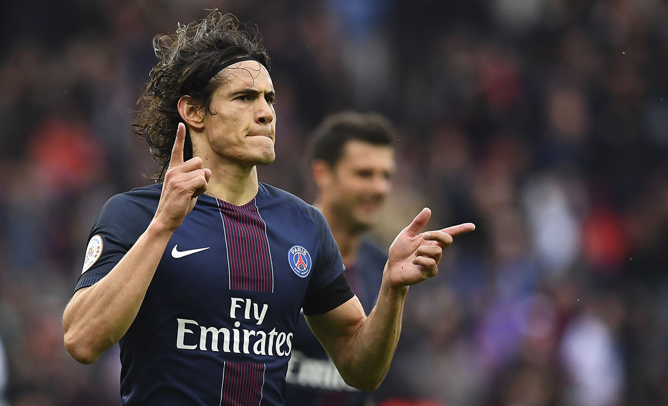 Edinson Cavani, PSG Atlético de Madrid