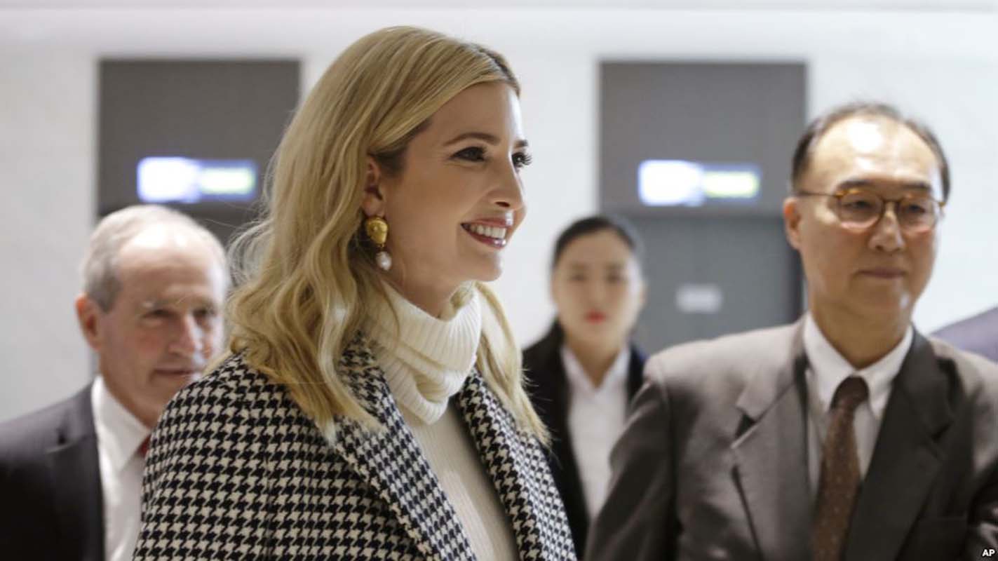 Ivanka Trump llega a Corea del Sur para clausura de los Juegos Olímpicos