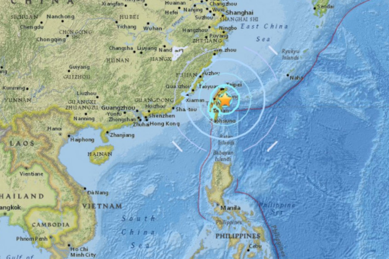 Terremoto de 6,0 grados sacude Taiwán y causa pánico