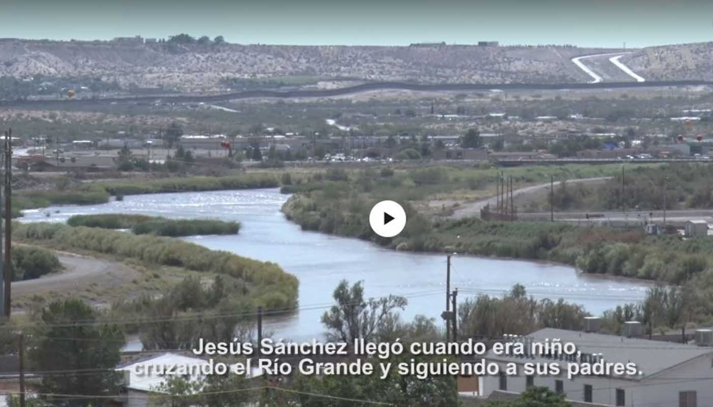 El muro entre El Paso y Juárez