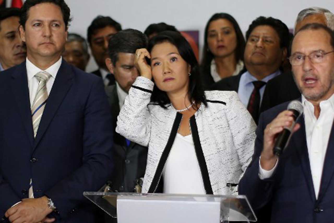 Keiko Fujimori pierde un nuevo congresista y se queda con 59 en su bancada