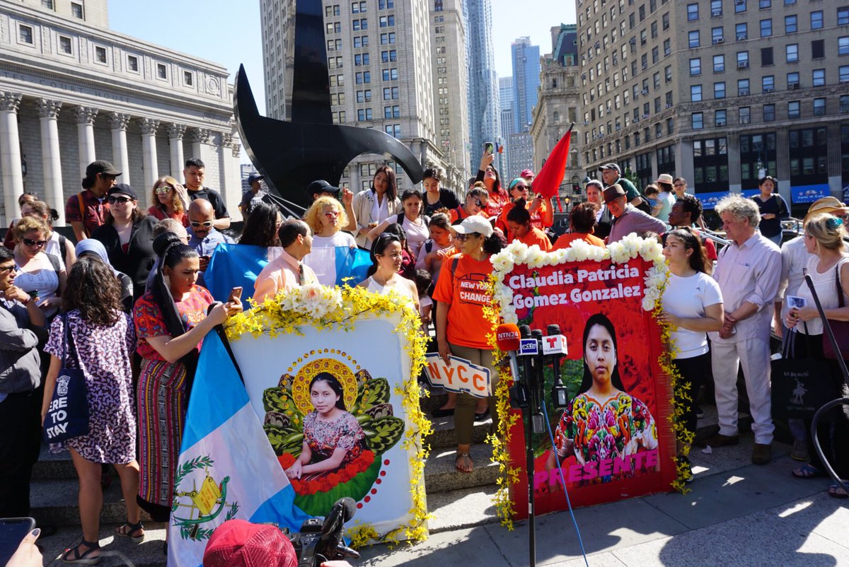 Manifestación en Nueva York