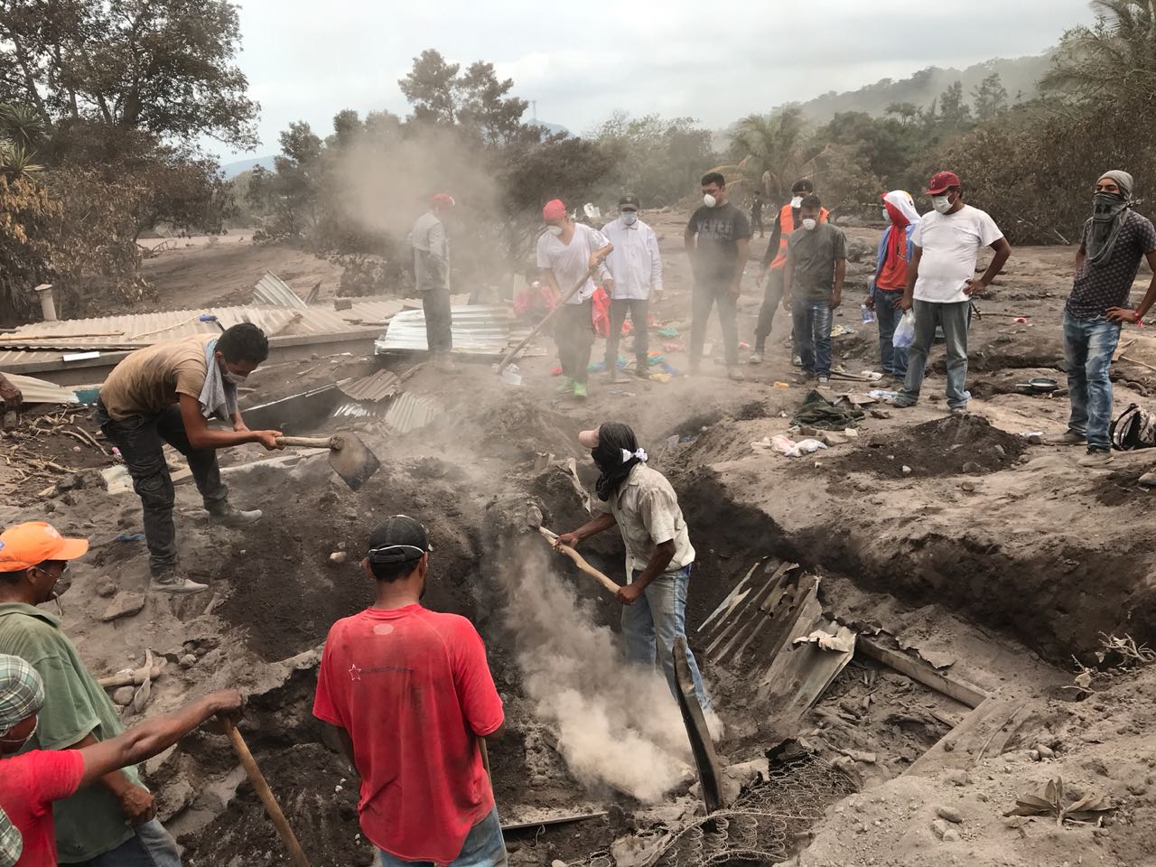 Tragedia del Volcán de Fuego.