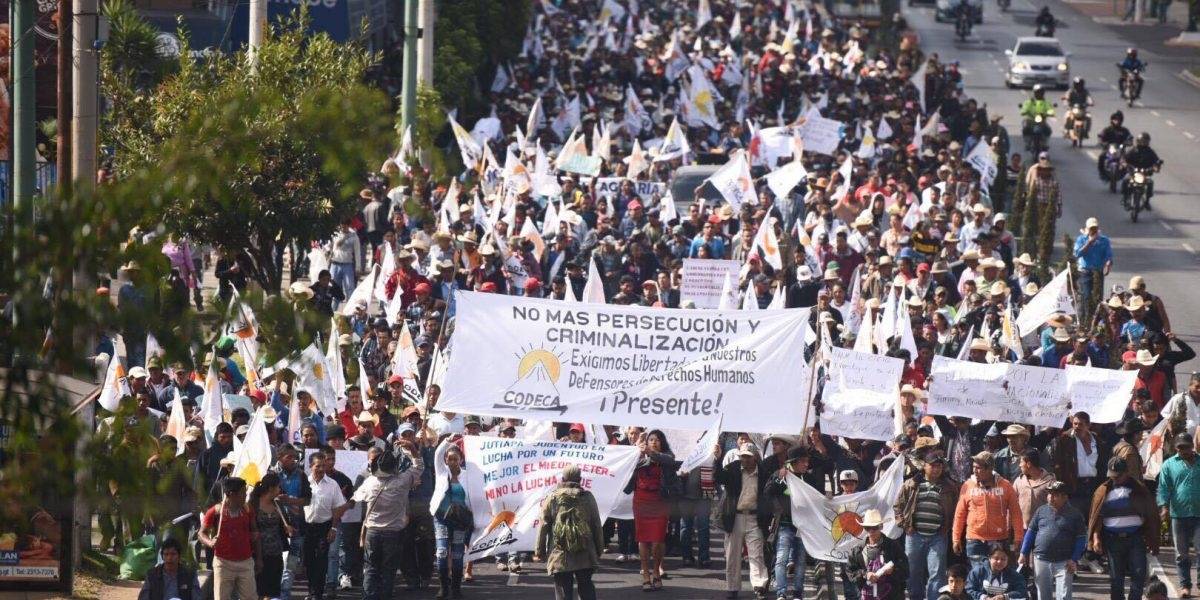 Manifestación de Codeca