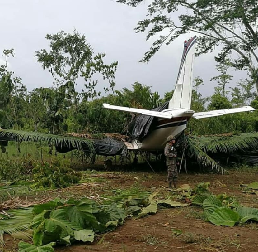 Pista clandestina localizada en Petén