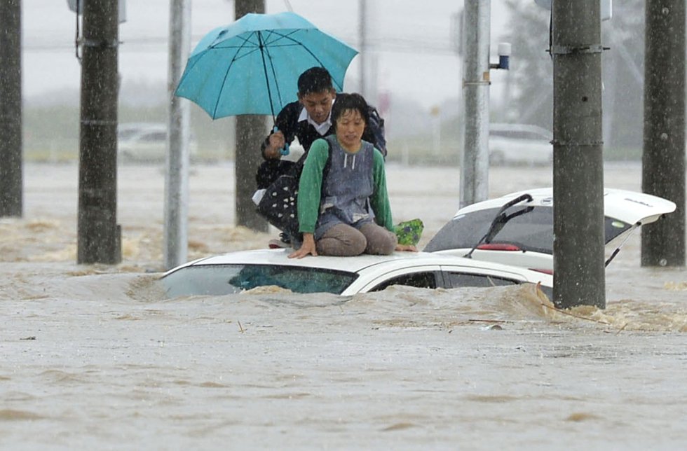 Lluvias en Japón