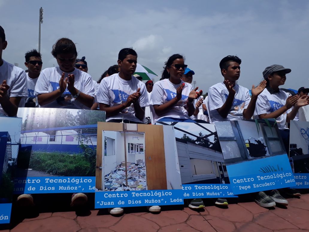 Manifestación en Nicaragua