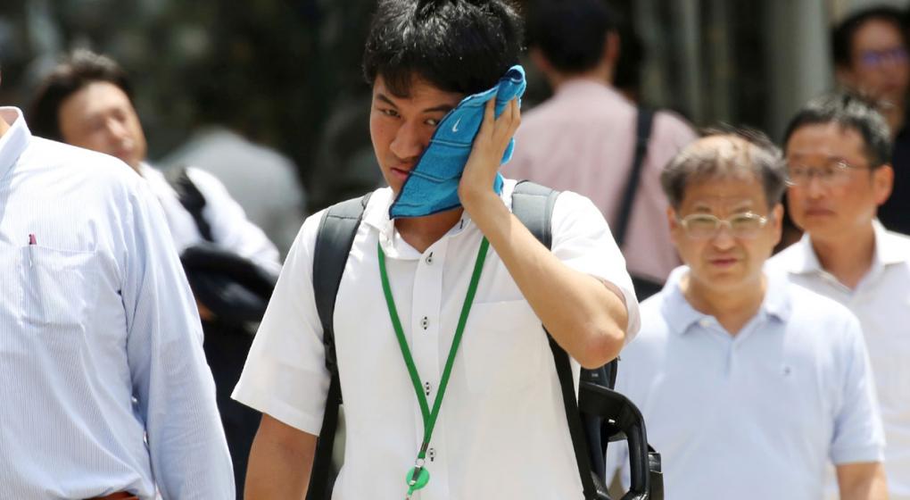 Ola de calor en Japón