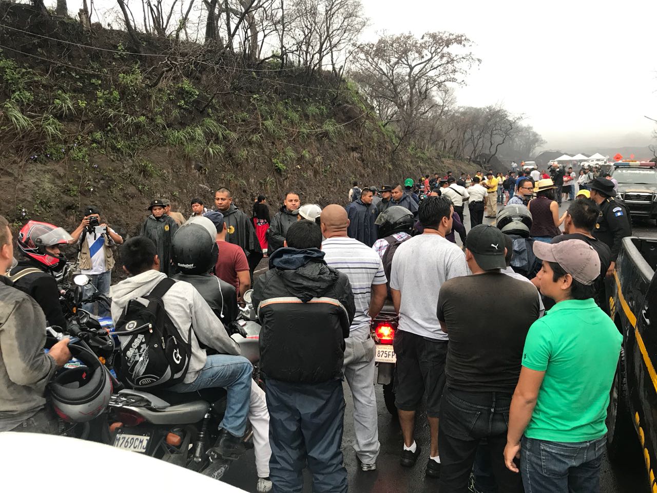 Manifestación en San Miguel Los Lotes