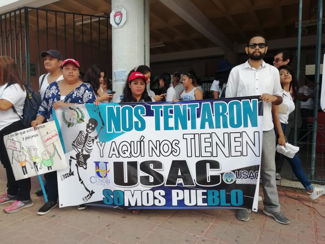 Manifestación en Chiquimula