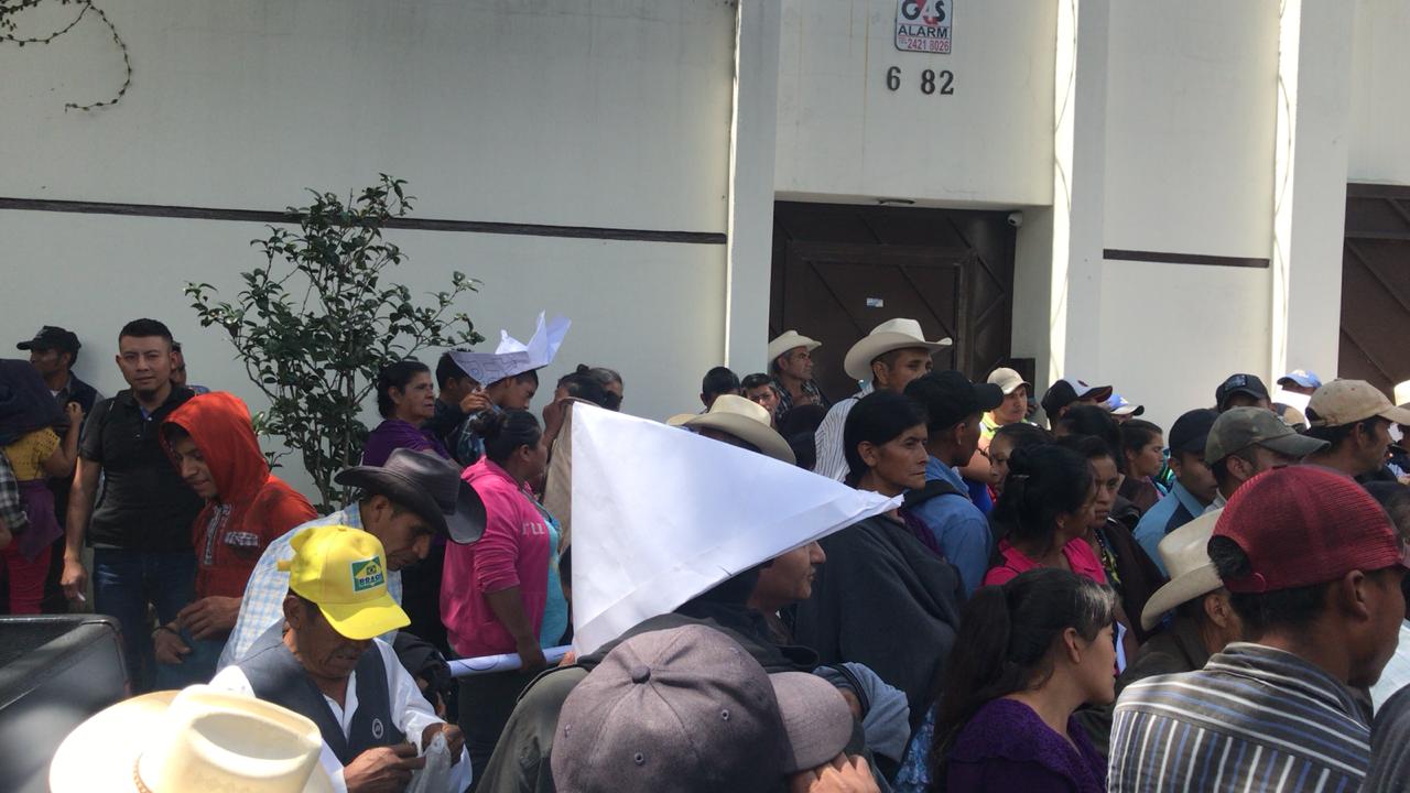 Manifestación en CICIG