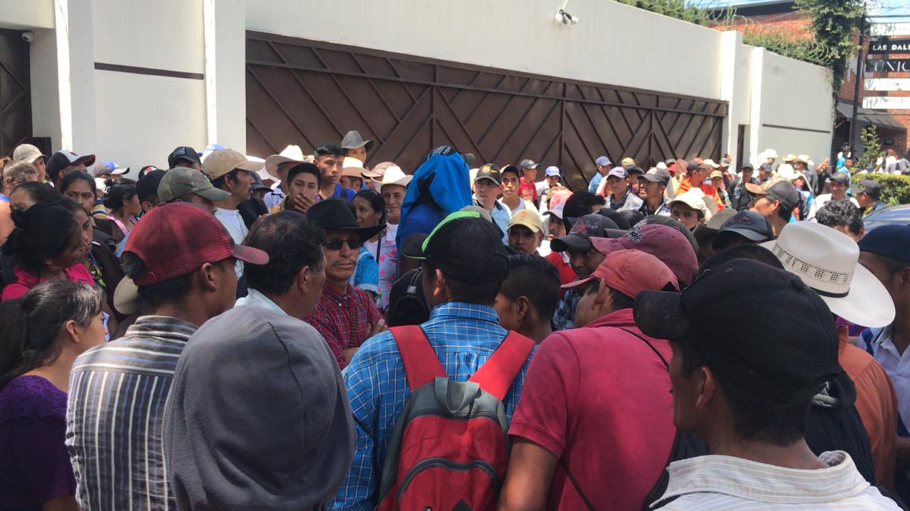 Manifestación en CICIG