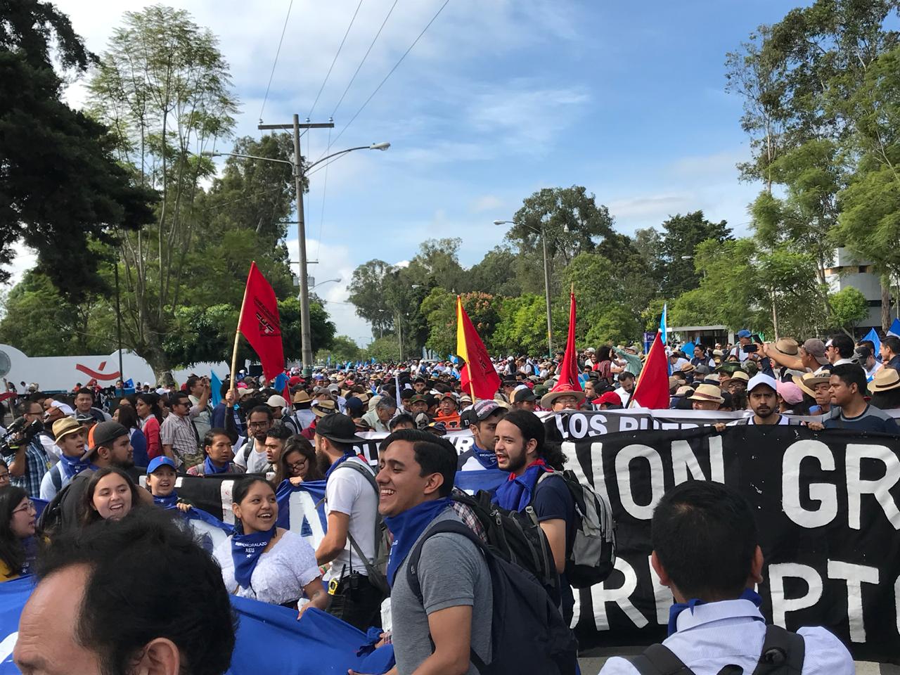 Manifestación AEU