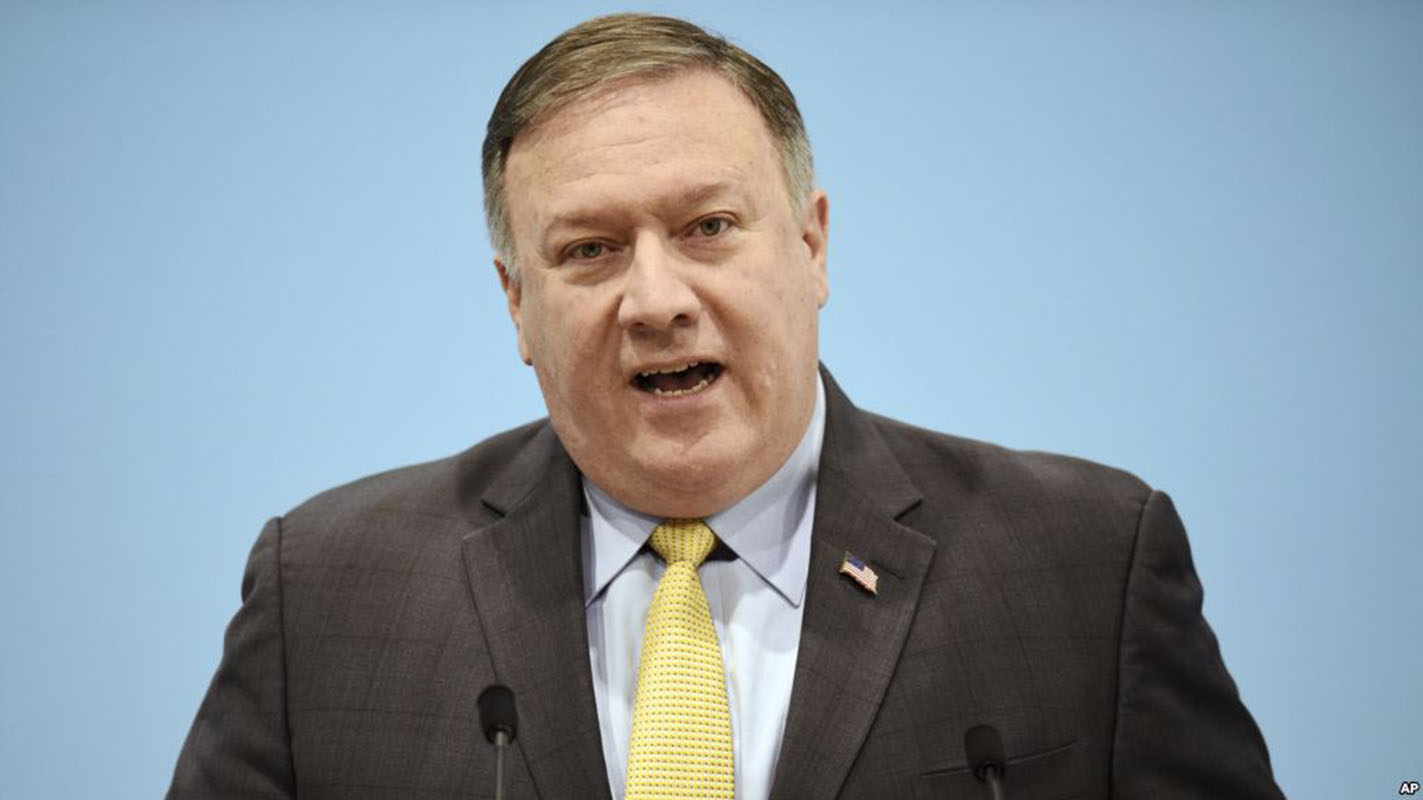 El secretario de Estado estadounidense Mike Pompeo