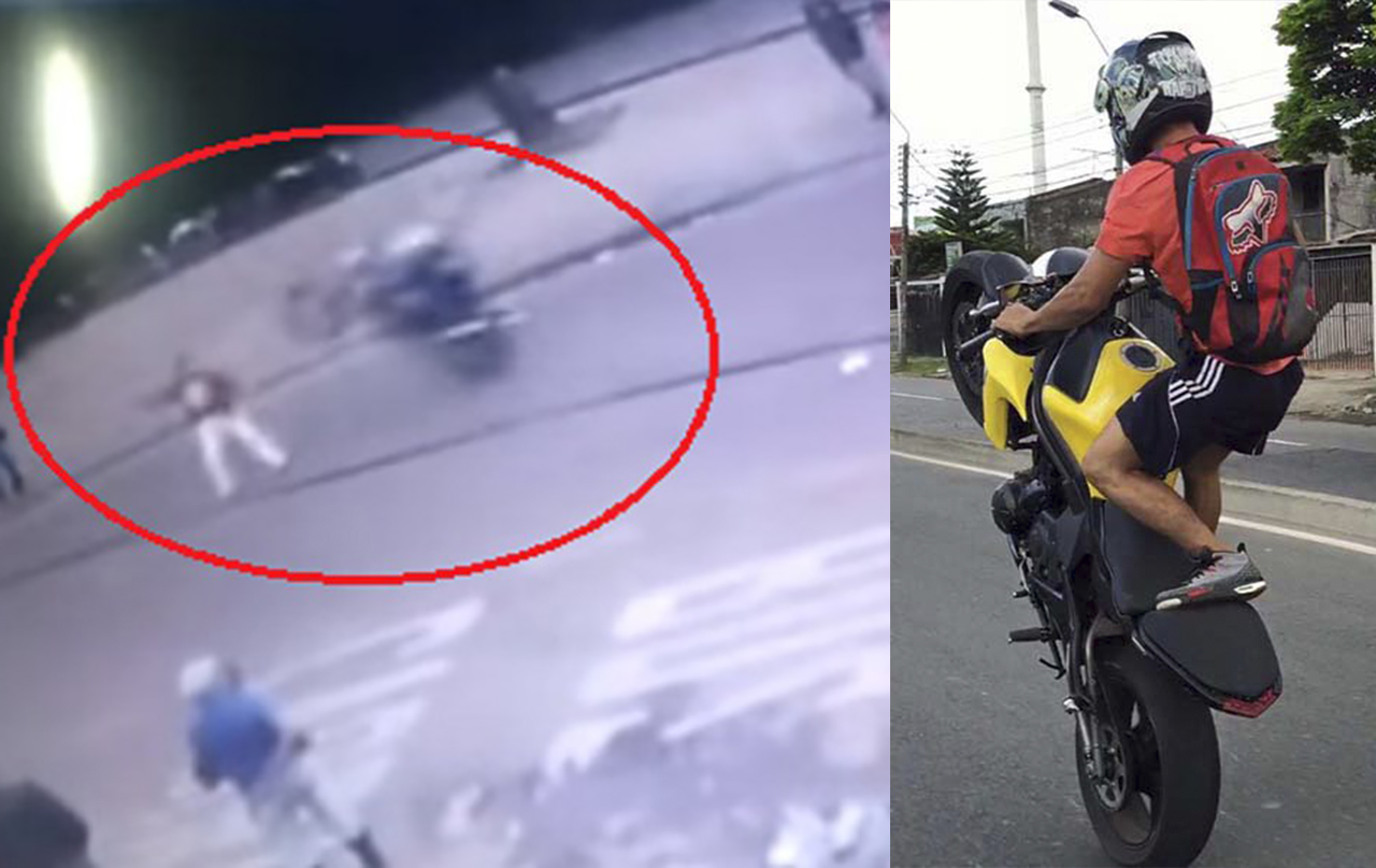 Video Viral Motocicleta truco Bogotá Colombia Emisoras Unidas