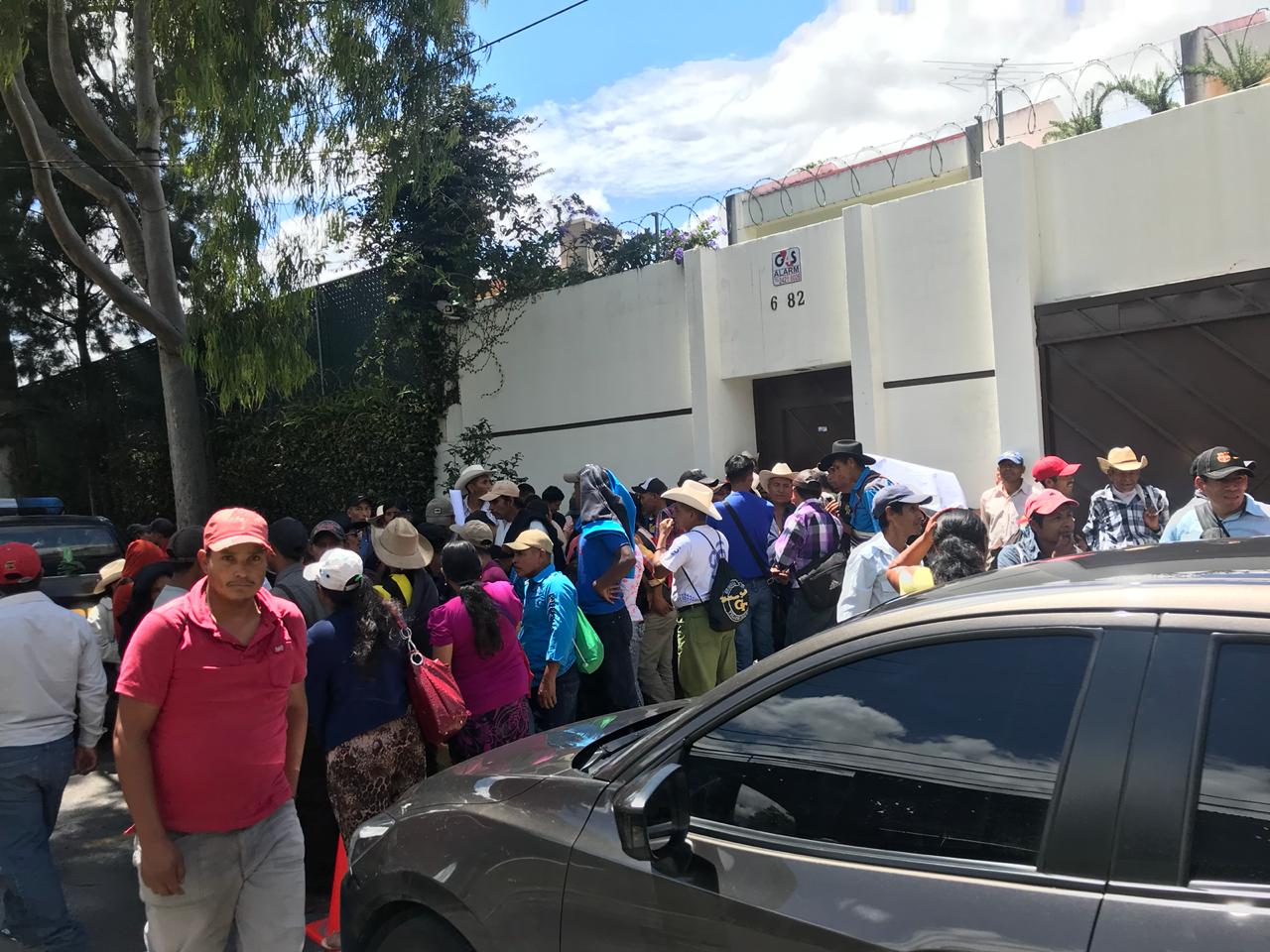 Manifestación en CICIG