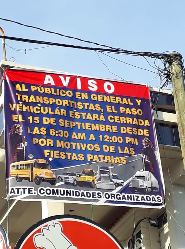 chichicastenango cierre carretera los encuentros santa cruz quiché guatemala desfile mes patrio fiestas septembrinas