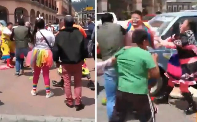 Video Viral Pelea Payasos Toluca Estado de México Emisoras Unidas