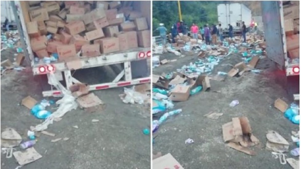 Video Viral Saqueo Accidente Veracruz México Emisoras Unidas