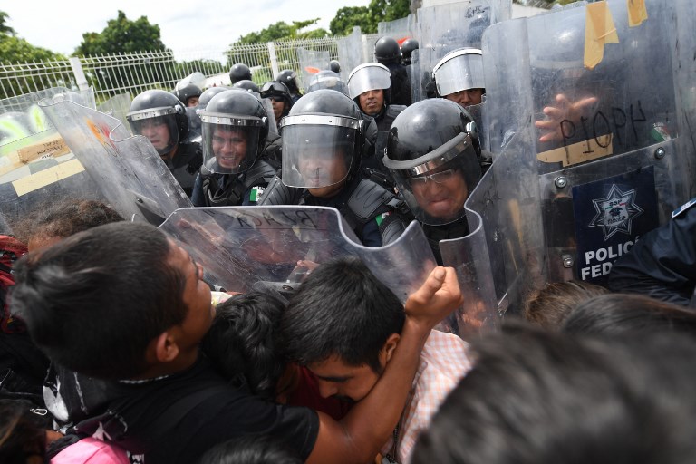 Migrantes hondureños