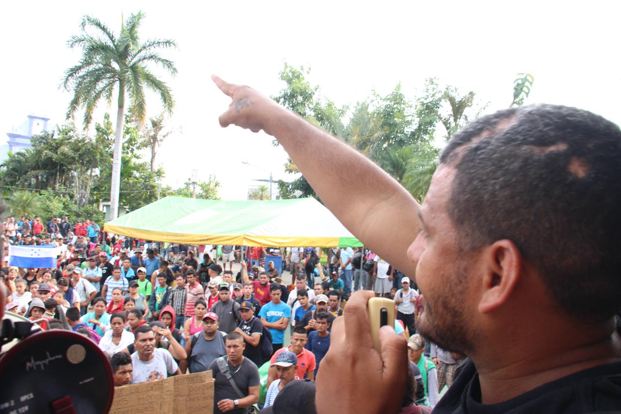 Migrantes hondureños